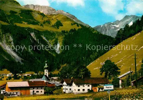 AK / Ansichtskarte Haegerau Tirol Laerchspitze Rappenspitze Kat. Steeg Lechtal