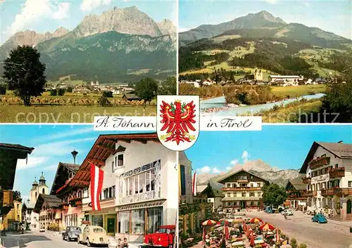 AK / Ansichtskarte St Johann Tirol Hauptstrasse Teilansicht  Kat. St. Johann in Tirol