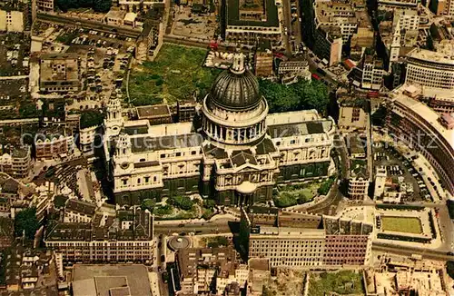 AK / Ansichtskarte London Fliegeraufnahme Saint Pauls Kathedrale  Kat. City of London