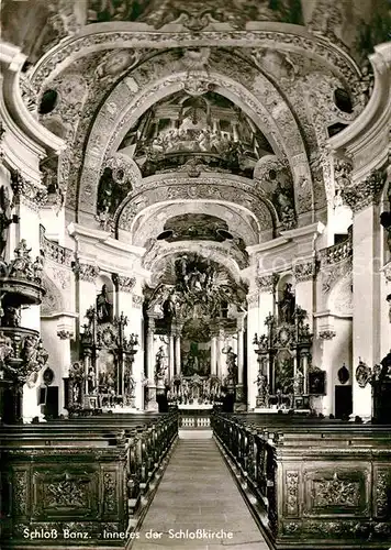 AK / Ansichtskarte Bad Staffelstein Schloss Banz Inneres der Schlosskirche Kat. Bad Staffelstein