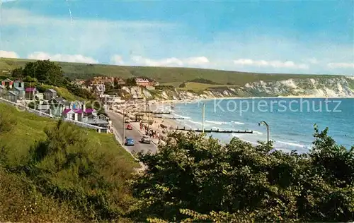 AK / Ansichtskarte Swanage Purbeck Promenade and Beach Kat. Purbeck