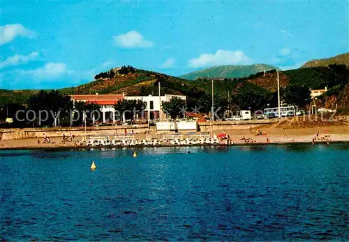 AK / Ansichtskarte Banyuls sur Mer Hotel Restaurant Les Elmes Strand Kat. Banyuls sur Mer