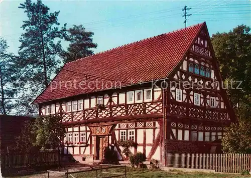 AK / Ansichtskarte Ilbeshausen Hochwaldhausen Teufelsmuehle Fachwerk  Kat. Grebenhain