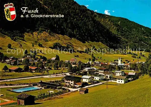 AK / Ansichtskarte Fusch Grossglocknerstrasse Hochalpenstrasse Freibad Salzburger Land Kat. Fusch an der Grossglocknerstrasse