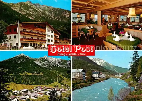 AK / Ansichtskarte Steeg Tirol Hotel Post Kat. Steeg Lechtal