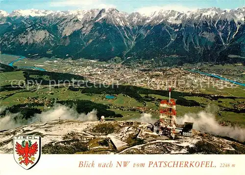 AK / Ansichtskarte Patscherkofel Fliegeraufnahme Kat. Tuxer Alpen Tirol