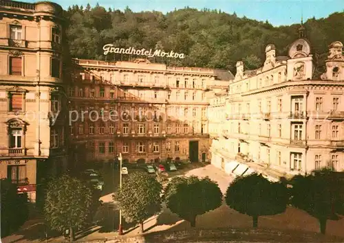 AK / Ansichtskarte Karlovy Vary Grandhotel Moskva Pupp Kat. Karlovy Vary Karlsbad