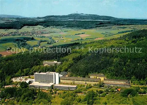 AK / Ansichtskarte Hoexter Weser Weserbergland Klinik Fliegeraufnahme Kat. Hoexter
