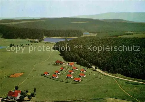 AK / Ansichtskarte Buntenbock Harzerland Ferienhaeuser Fliegeraufnahme Kat. Clausthal Zellerfeld