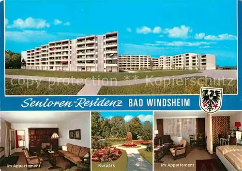 AK / Ansichtskarte Bad Windsheim Senioren Residenz Appartements Kurpark Kat. Bad Windsheim