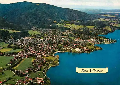 AK / Ansichtskarte Bad Wiessee Fliegeraufnahme am Tegernsee Kat. Bad Wiessee
