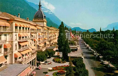 AK / Ansichtskarte Interlaken BE Hoeheweg Grand Hotel Viktoria und Jungfrau Kat. Interlaken