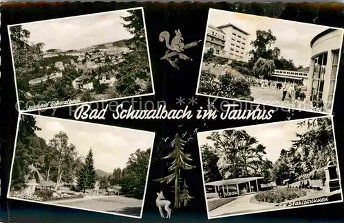AK / Ansichtskarte Bad Schwalbach Teilansicht Golftal Stadtbrunnen Kurhotel Kat. Bad Schwalbach