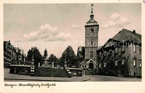 AK / Ansichtskarte Singen Hohentwiel Kirche Marktplatz Kat. Singen (Hohentwiel)