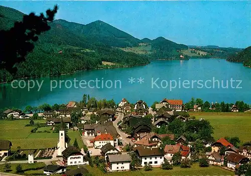 AK / Ansichtskarte Fuschl See Salzkammergut Fliegeraufnahme Kat. Fuschl am See