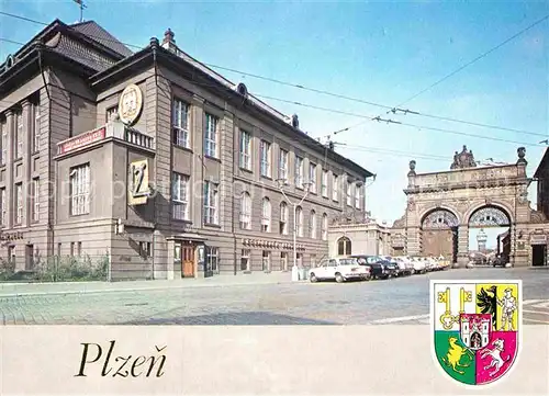 AK / Ansichtskarte Plzen Pilsen Pivovar vyrobce svetoznameho pzenskeho piva Prazdroj Kat. Plzen Pilsen