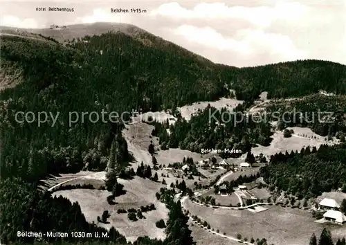 AK / Ansichtskarte Multen Panorama mit Belchen Kat. Aitern