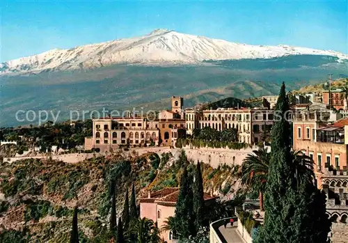 AK / Ansichtskarte Taormina Sizilien Hotel San Domenico con l Etna Kat. 