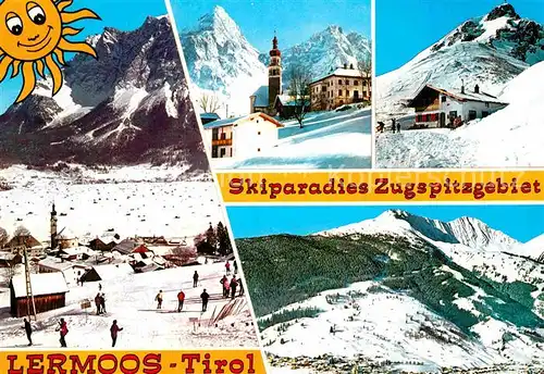 AK / Ansichtskarte Lermoos Tirol Skiparadies Zugspitzgebiet Ortsmotive Kat. Lermoos