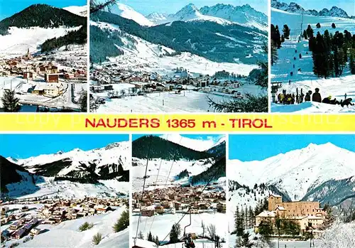 AK / Ansichtskarte Nauders Tirol Panorama Teilansichten Kat. Nauders