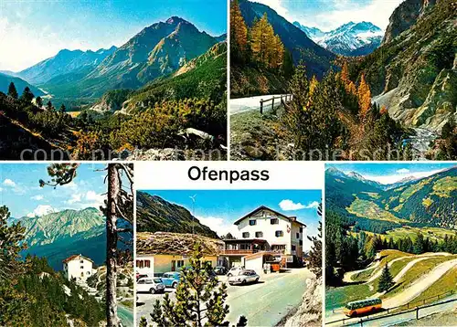 AK / Ansichtskarte Ofenpass Nationalpark Ofenbergstrasse Ortler Hotel Suesom Give Kat. Zernez