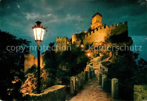AK / Ansichtskarte San Marino Repubblica Schloss