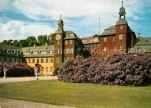 AK / Ansichtskarte Schwetzingen Schloss mit Fliederbluete Kat. Schwetzingen