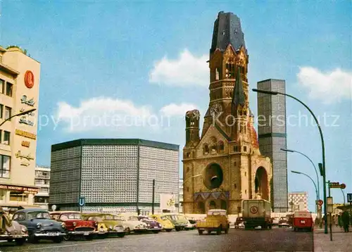 AK / Ansichtskarte Berlin Kaiser Wilhelm Gedaechtniskirche Kat. Berlin