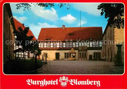 AK / Ansichtskarte Blomberg Lippe Burghotel Blomberg Kat. Blomberg