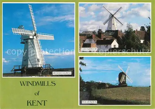 AK / Ansichtskarte Kent Windmills Woodchurch Cranbrook Rolvenden