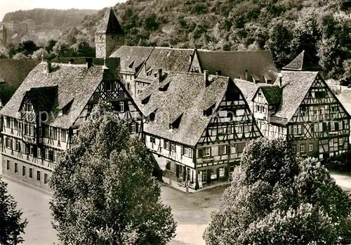 AK / Ansichtskarte Maulbronn Kloster Maulbronn Fachwerkhaeuser Klosterhof  Kat. Maulbronn