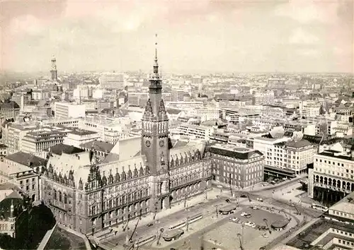 AK / Ansichtskarte Hamburg Rathaus Rathausmarkt  Kat. Hamburg