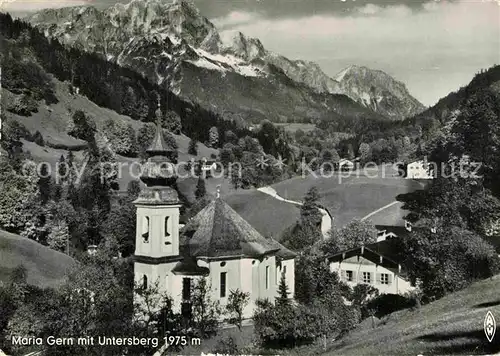 AK / Ansichtskarte Maria Gern Untersberg Kirche  Kat. Berchtesgaden