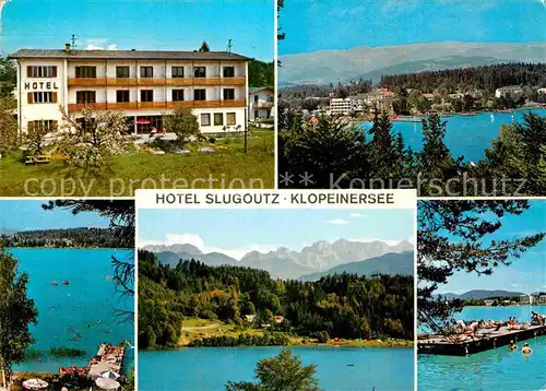AK / Ansichtskarte Klopeinersee Hotel Slugoutz Panorama Kat. Oesterreich