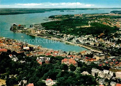 AK / Ansichtskarte Flensburg Foerde Fliegeraufnahme Kat. Flensburg