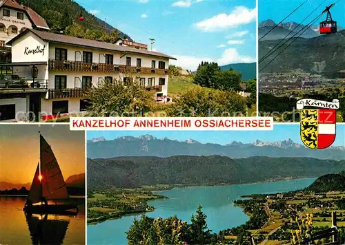 AK / Ansichtskarte Annenheim Ossiacher See Kanzelhof Bergbahn Alpenpanorama Kat. Annenheim Kaernten