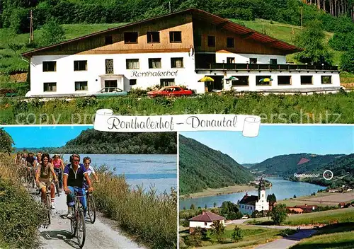 AK / Ansichtskarte Engelhartszell Donau Oberoesterreich Ronthalerhof an Nibelungenstrasse Donautal Radtouren Kat. Engelhartszell