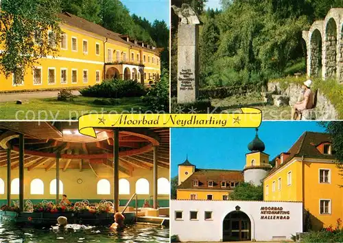 AK / Ansichtskarte Neydharting Moorbad Hallenbad Gedenkstein Ruinen Kat. Bad Wimsbach Neydharting