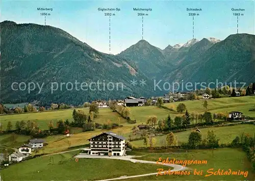 AK / Ansichtskarte Schladming Obersteiermark Ferienparadies Rohrmoos Untertal Alpenpanorama Kat. Schladming