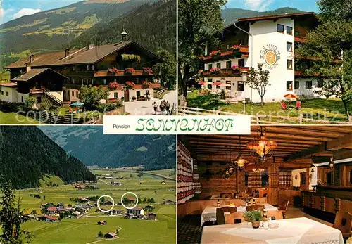 AK / Ansichtskarte Zell Ziller Tirol Pension Sonnenhof Restaurant Panorama Zillertal Kat. Zell am Ziller