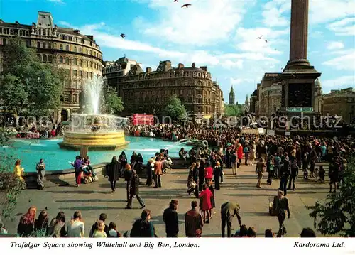 AK / Ansichtskarte London Trafalgar Square Whitehall Big Ben  Kat. City of London