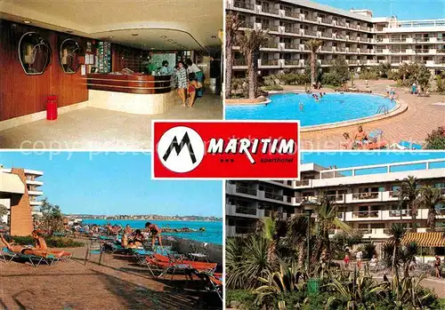 AK / Ansichtskarte Cambrils Hotel Maritim Pool Strand Rezeption Kat. Costa Dorada