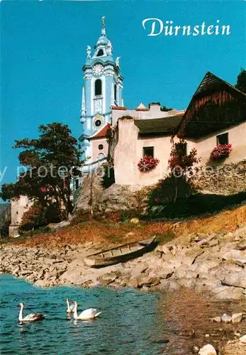 AK / Ansichtskarte Duernstein Wachau Malerwinkel Turm der Stiftskirche  Kat. Duernstein