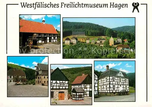 AK / Ansichtskarte Hagen Westfalen Westfaelisches Freilichtmuseum Teilansichten Kat. Hagen
