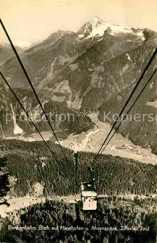 AK / Ansichtskarte Seilbahn Penkenbahn Mayrhofen Ahornspitze Zillertal Tirol  Kat. Bahnen