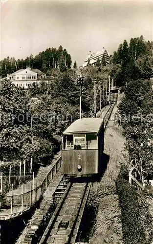 AK / Ansichtskarte Zahnradbahn Sommerberg Wildbad Schwarzwald  Kat. Bergbahn