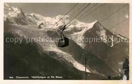 AK / Ansichtskarte Seilbahn Teleferique Mont Blanc Chamonix  Kat. Bahnen