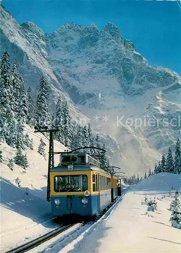 AK / Ansichtskarte Zahnradbahn Bayerische Zugspitzbahn Zugspitzgipfel  Kat. Bergbahn