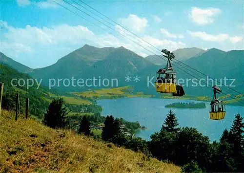 AK / Ansichtskarte Seilbahn Schliersbergalm Schliersee  Kat. Bahnen