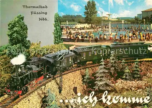 AK / Ansichtskarte Lokomotive Bad Fuessing  Kat. Eisenbahn